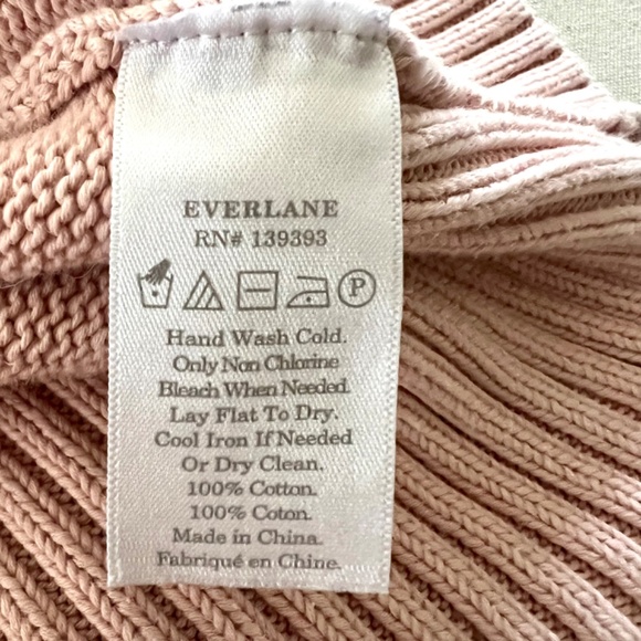 EVERLANE The Soft Cotton Cropped Boxy Crew in Pink - S - Picture 8 of 11